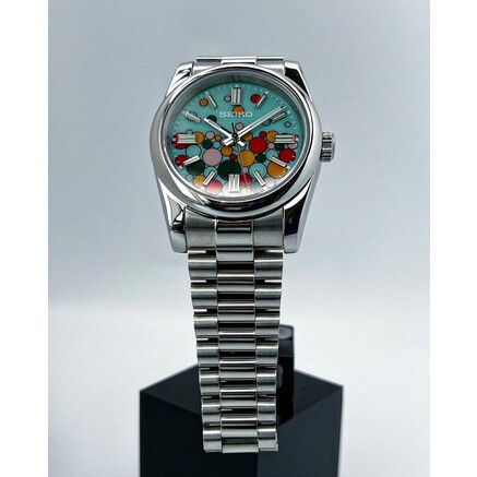 Custom Seiko Mod • Turquoise Green Celebration Dial Oyster Perpetual President • 36mm
